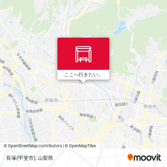 長塚(甲斐市)地図