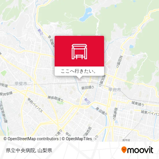 県立中央病院地図