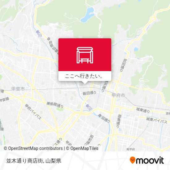 並木通り商店街地図