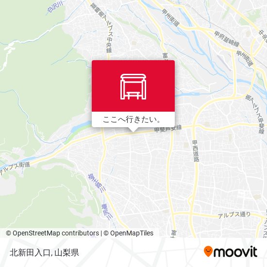 北新田入口地図