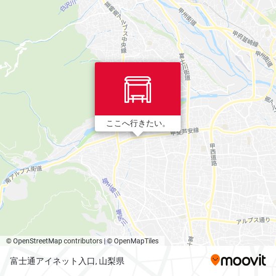 富士通アイネット入口地図