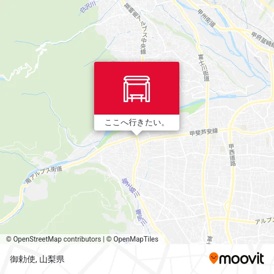 御勅使地図