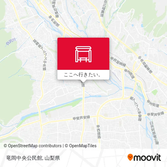 竜岡中央公民館地図
