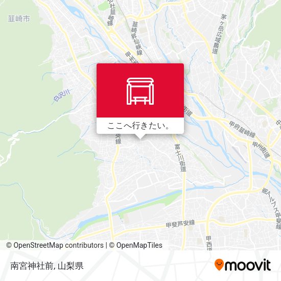 南宮神社前地図