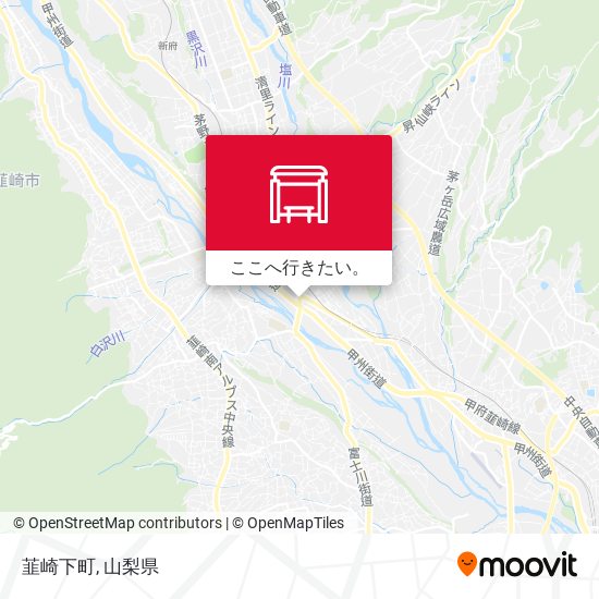 韮崎下町地図