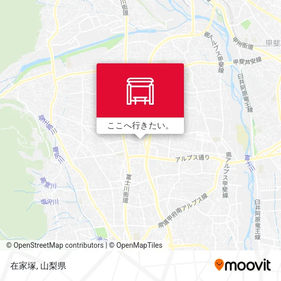 在家塚地図