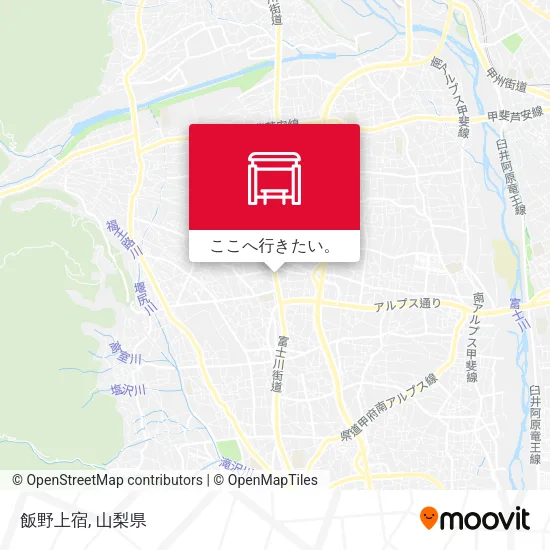 飯野上宿地図