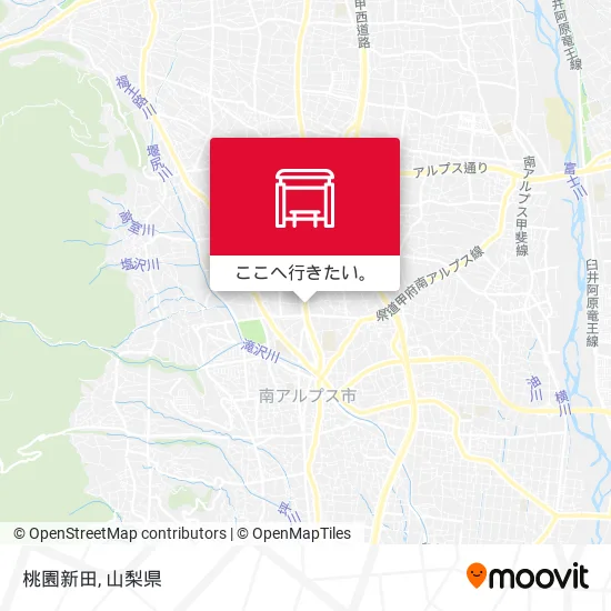 桃園新田地図