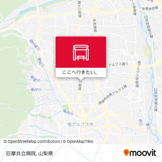 巨摩共立病院地図