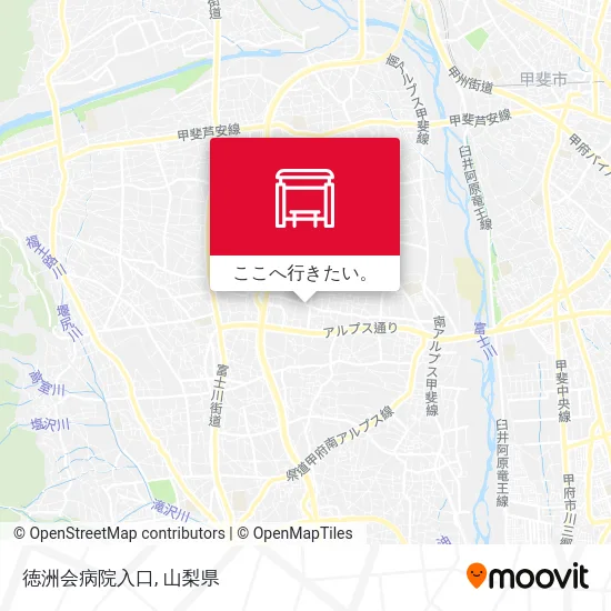 徳洲会病院入口地図