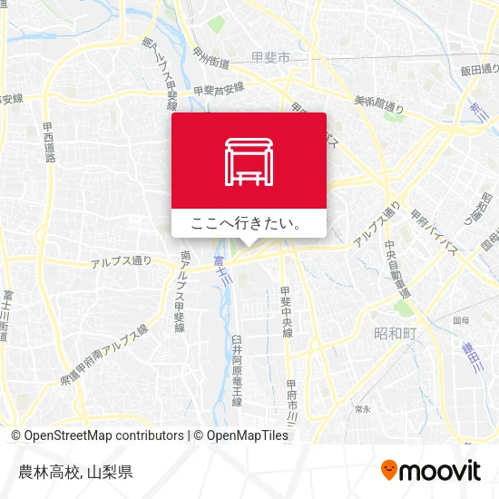 農林高校地図