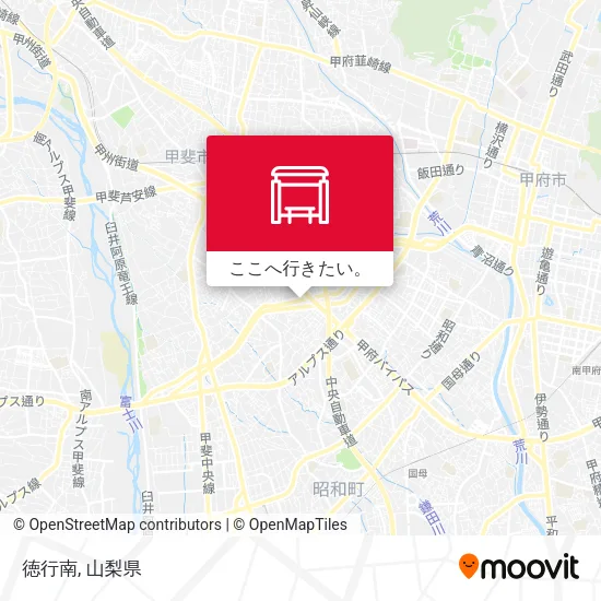 徳行南地図