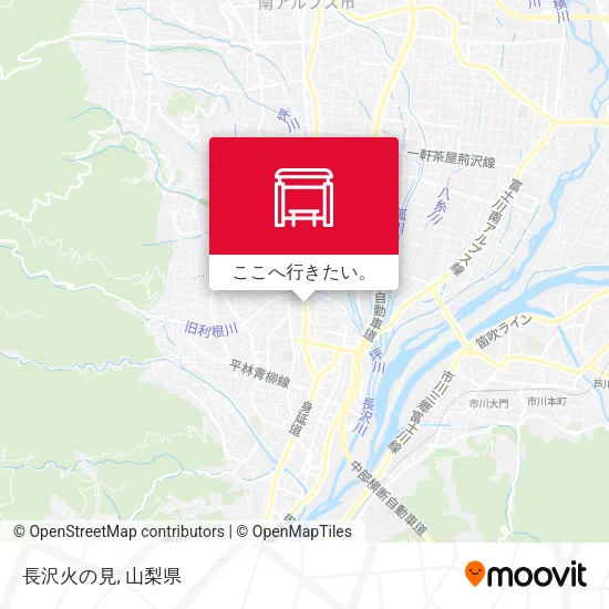 長沢火の見地図