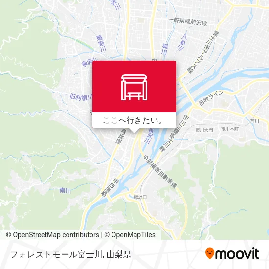 フォレストモール富士川地図