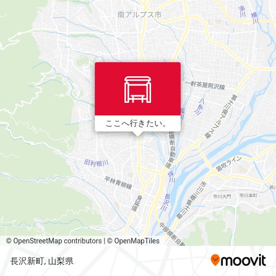長沢新町地図