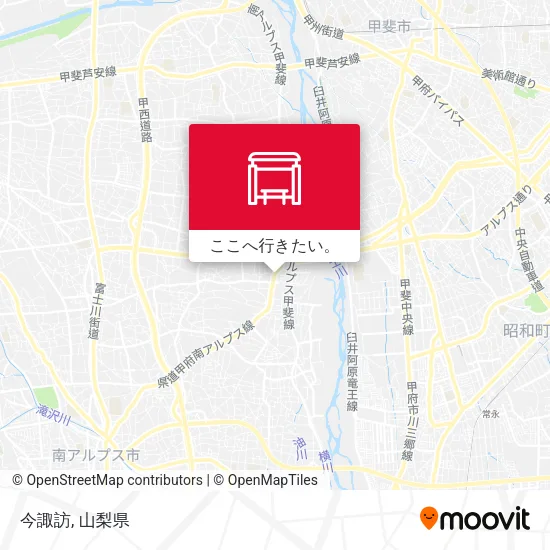 今諏訪地図