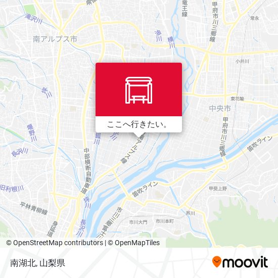 南湖北地図