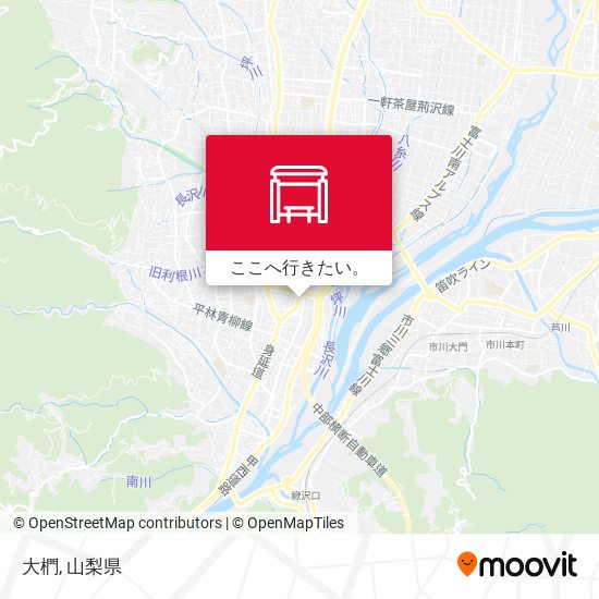 大椚地図