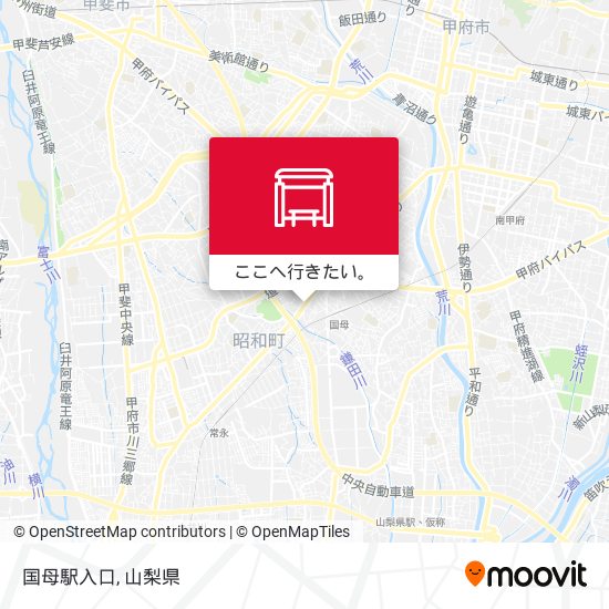 国母駅入口地図