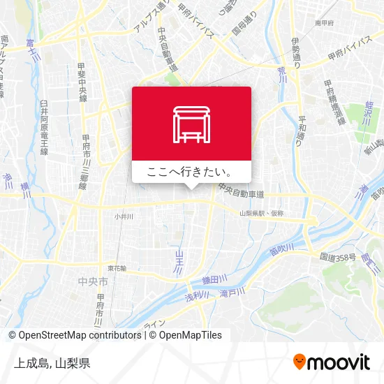 上成島地図
