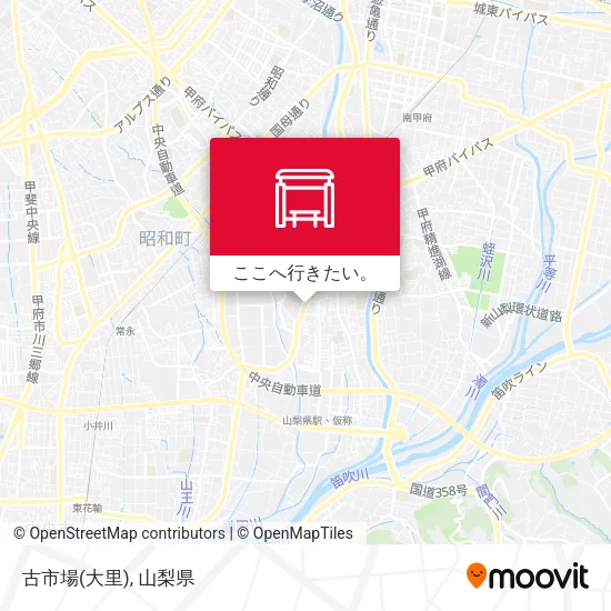 古市場(大里)地図