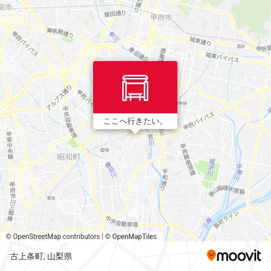 古上条町地図