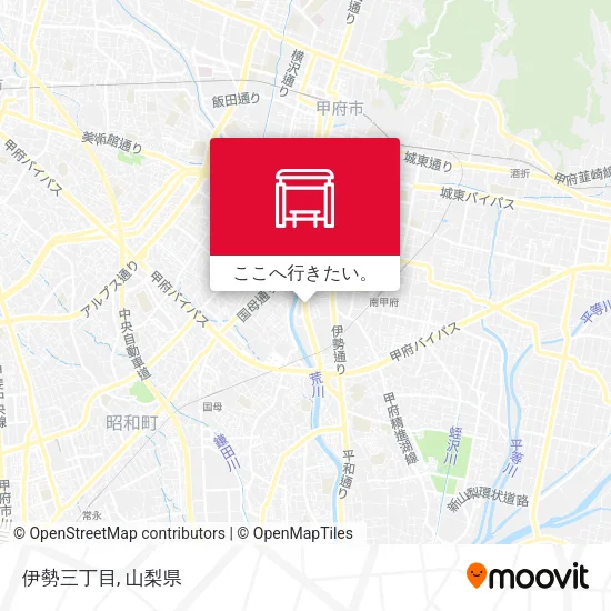 伊勢三丁目地図