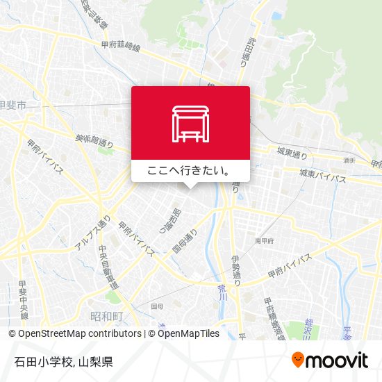 石田小学校地図