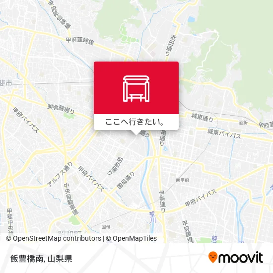 飯豊橋南地図