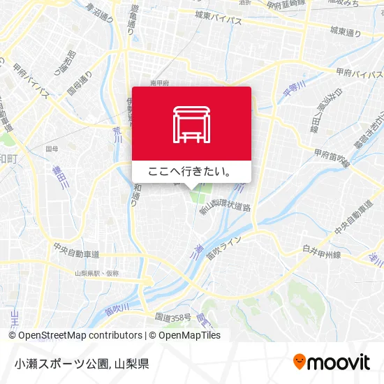 小瀬スポーツ公園地図