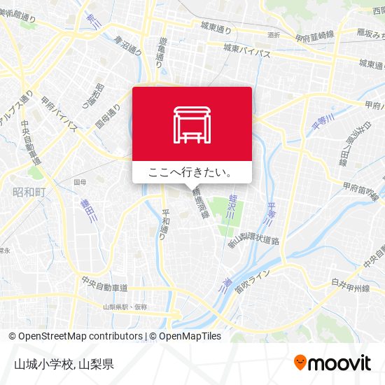 山城小学校地図