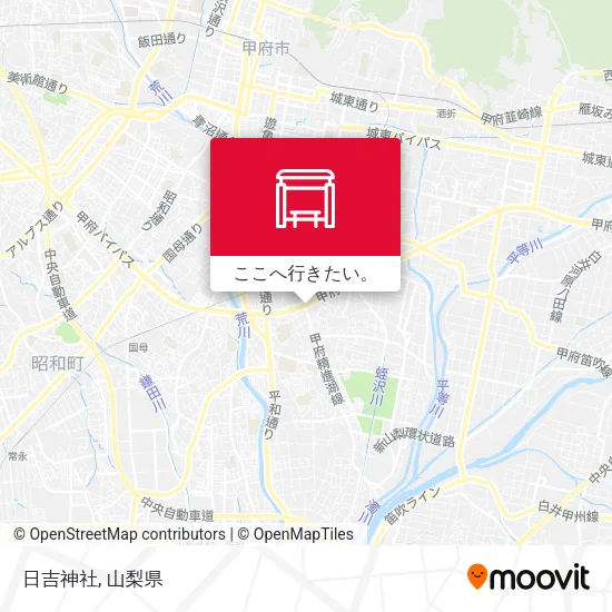 日吉神社地図