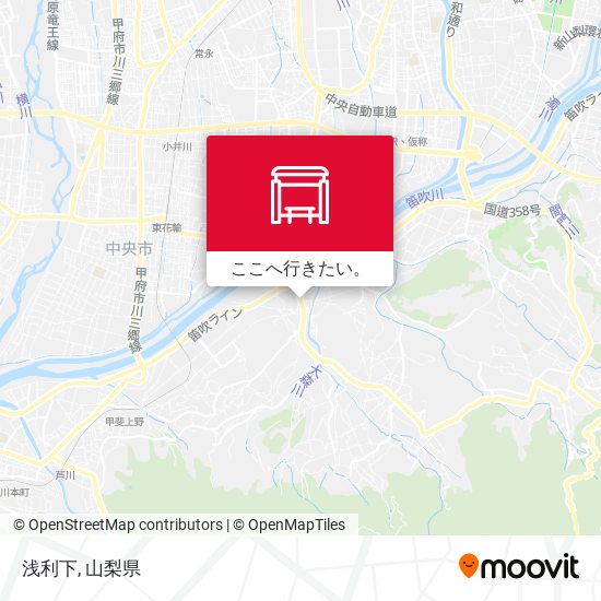 浅利下地図