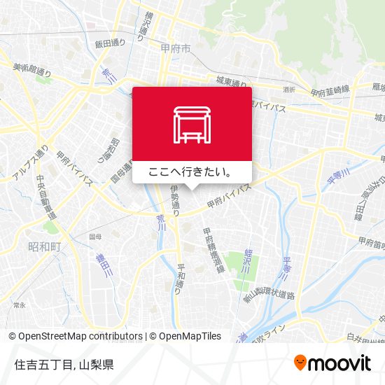 住吉五丁目地図