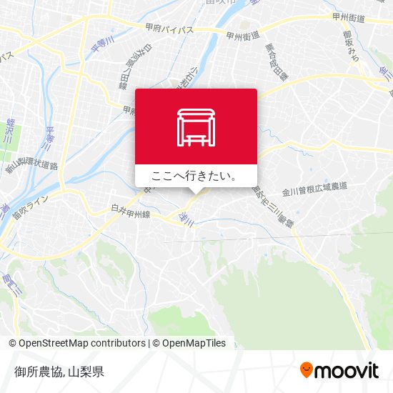 御所農協地図