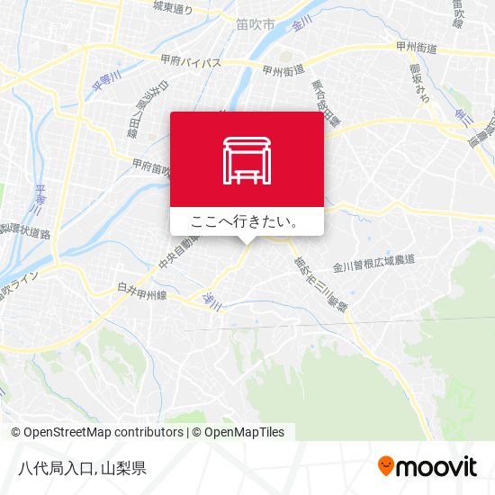 八代局入口地図