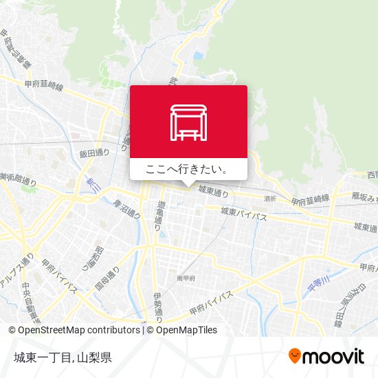 城東一丁目地図