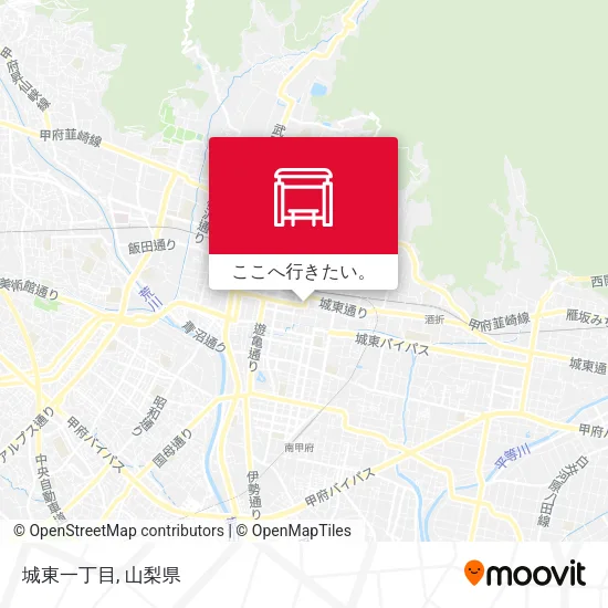 城東一丁目地図