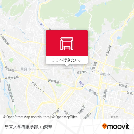 県立大学看護学部地図