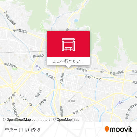 中央三丁目地図