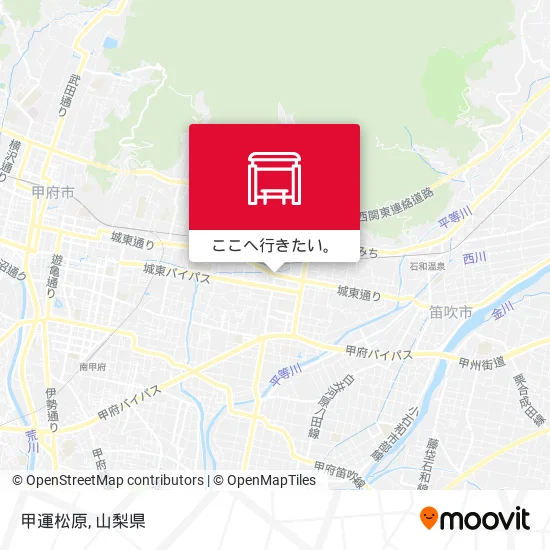 甲運松原地図
