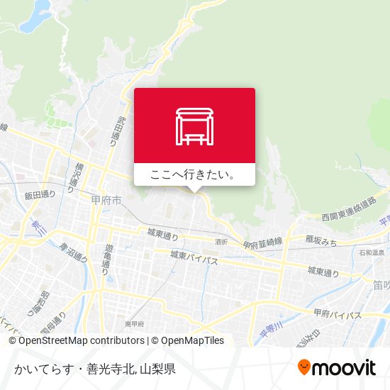 かいてらす・善光寺北地図