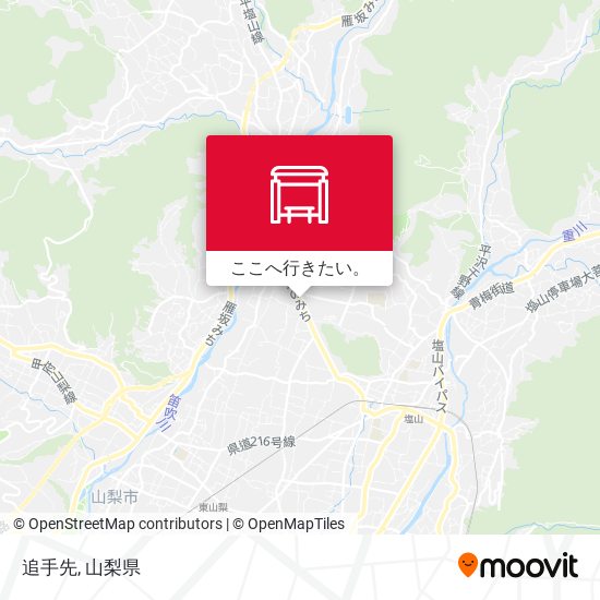 追手先地図