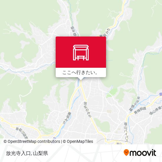 放光寺入口地図