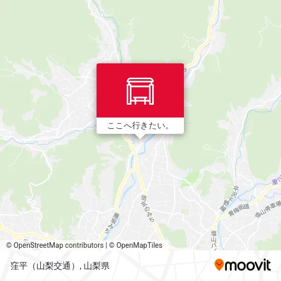 窪平（山梨交通）地図