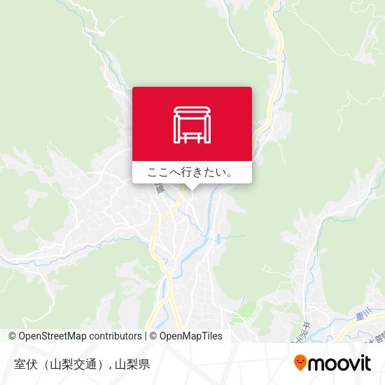 室伏（山梨交通）地図