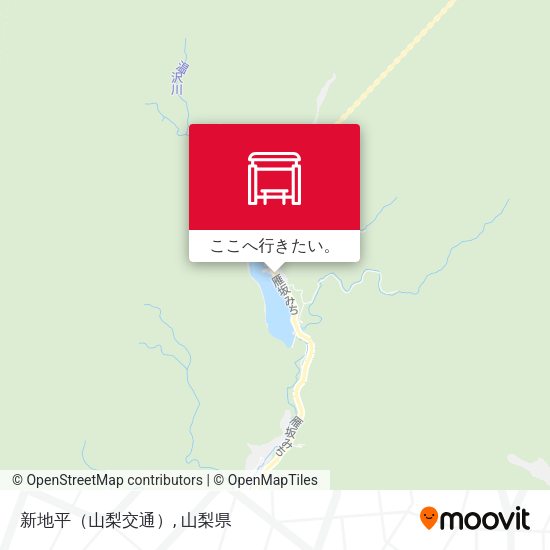 新地平（山梨交通）地図