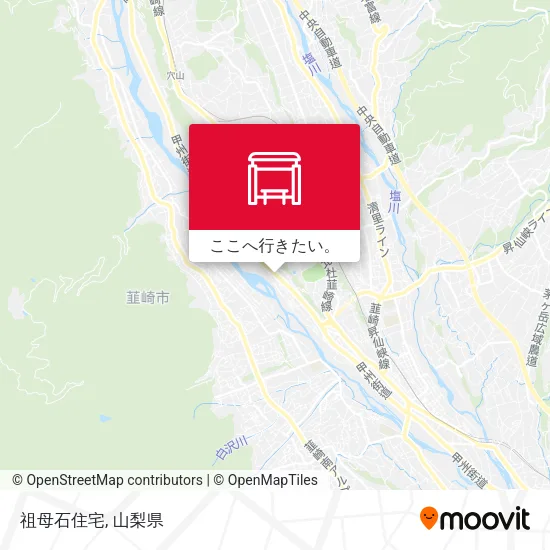 祖母石住宅地図