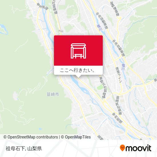 祖母石下地図