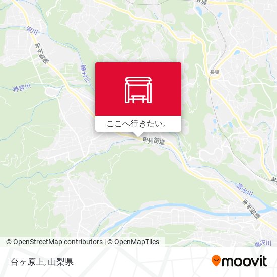 台ヶ原上地図